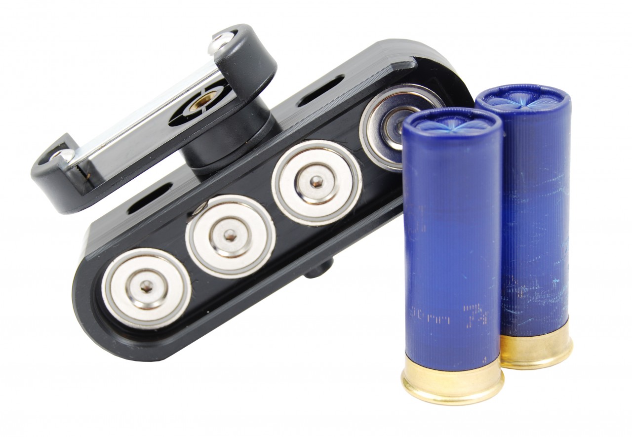 Double Alpha Magnetic 12 Gauge Caddy 4-Shot