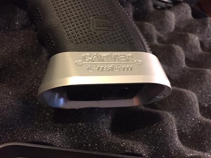 CARVER "BIG Mouth" Large Frame Aluminum Magwell for G41, G20/21 Gen 4 Glocks