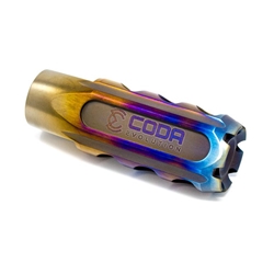 CODA Fury Titanium Compensator for AR-15 - 5.56 / .223 - Flame Anodized