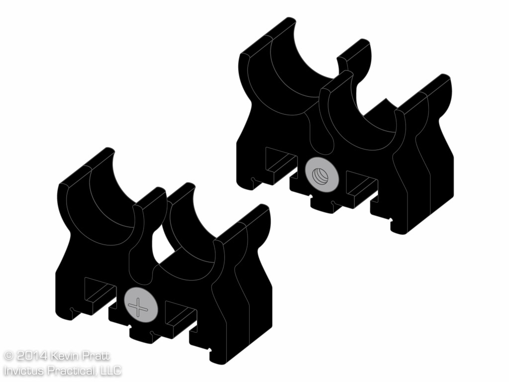 Invictus Practical 12GA Quad Shell Clip Set