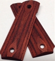 Ed Brown Laminate Checkered Grips Slim