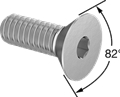 Mag Button Screw 1/4" 4/40